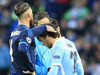 Injured David Silva is a littl...